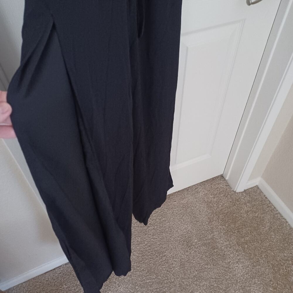 NWT Lovers + Friends Charisma Wide Leg Jumpsuit Black Size M - Picture 11 of 12